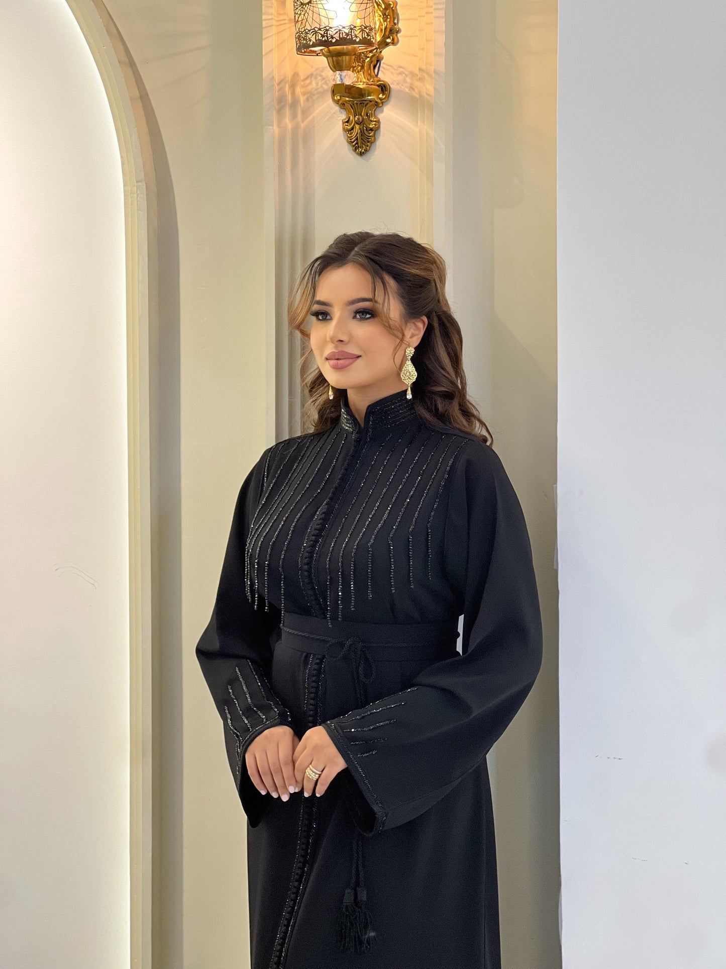 Elegant Liam Black Kaftan for Stylish Comfort